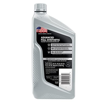 Valvoline Full Synthetic Motor Oil, 10W-30 | 1 QT | Pack of 2 | Advanced - size: 1 QT (Pack of 2), style: Advanced Protection