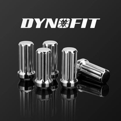 Dynofit 14x1.5 7 Spline Chrome Lug Nuts,for Silverado Ram 1500 F150,24pcs - color: Silver, size: 24pcs