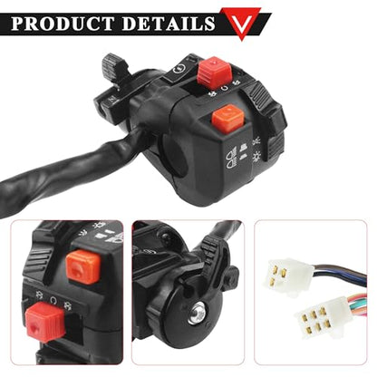 PRO BAT Left Kill Starter Light Choke Switch