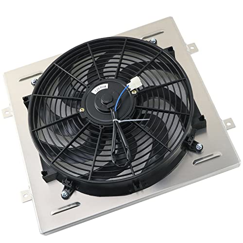 Aluminum Radiator Shroud 14" Fan for 1964 1965 1966 64 65 66 Ford Mustang Falcon Comet V8