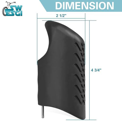 A Pair Crash Bar Footrest for Diameter 1-1/4" - style: Footrest For Engine Guard