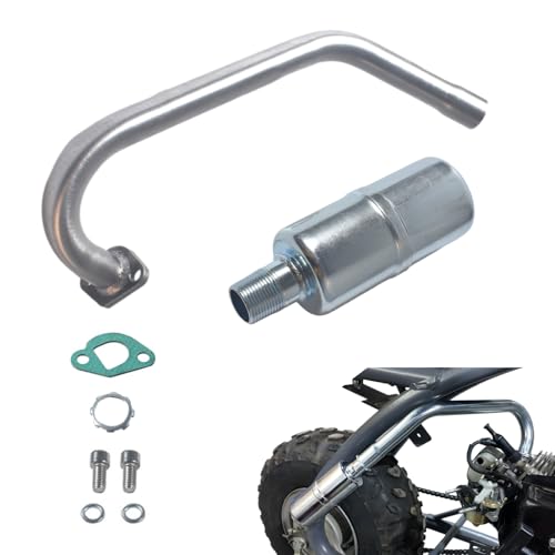 Exhaust Pipe Muffler For Coleman CT200U For Predator 196cc 6.5HP engine - size: exhaust pipe 1