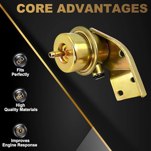 PartsFlow Fuel Injection Pressure Regulator For 1987-1990 Jeep Cherokee For 1987-1990 Jeep Comanche For 1987-1990 Jeep Wagoneer PR21T 927-816