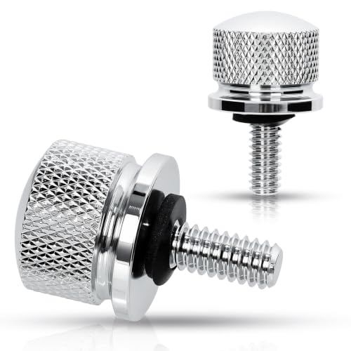 FOVPLUE Quick-Release Fender Seat Hardware Kit for Harley FLT Touring - color: CHROME BOLTS