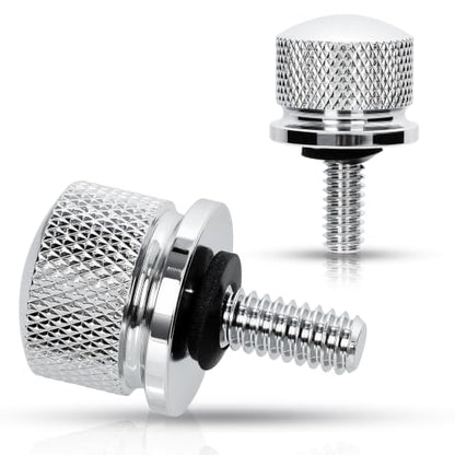 FOVPLUE Quick-Release Fender Seat Hardware Kit for Harley FLT Touring - color: CHROME BOLTS