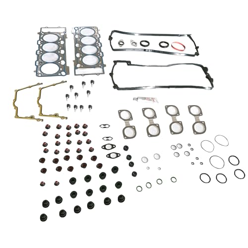 PartsFlow Engine Head Gasket Set Fits 02-10 BMW 545i 645Ci 745i 745Li X5 E53 E63 4.4L V8 - color: 11340054492, 11127513945