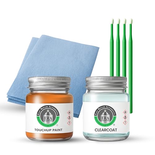 ERA Paints - R9A - Vitamin C Metallic for HYUNDAI Exact OEM Color Match Automotive Touch Up Paint for Cars - Scratch & Chip Repair for Metal & Plastic - Essential Kit - Made in USA - style: Jar - Essential Kit