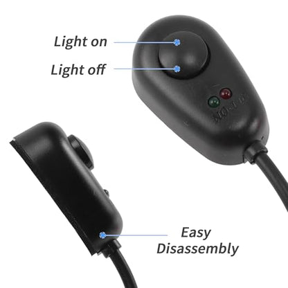 Motorcycle Handlebar Switch 2 Inch Motorcycle Switch Durable ABS Handlebar Switch for Motorcycle Accessories Black 1 Pcs