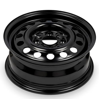 16x6.5 in Steel Wheel Rim 5 Lug 115mm 40mm Offset 70.3mm CB| Powder-Coated Black finish Fits 2005-2009 Chevy Equinox | New OEM Replacement | 22969718 - size: 16x6.5 inch