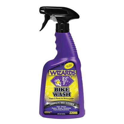 Wizards Motorcycle Bike Wash - Engines, Paint, Chrome & Plastics - 22 oz - size: 22 Fl Oz (Pack of 1)