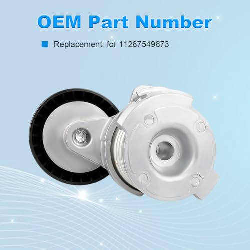 Belt Tensioner Assembly Compatible with BMW 550i 650i 750i 760Li Alpina - size: 11287549873