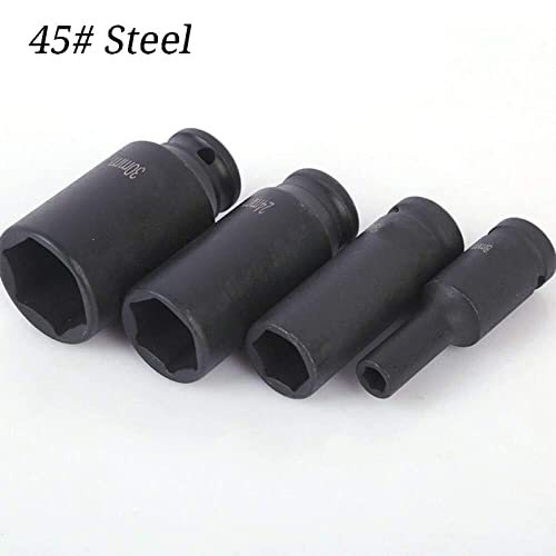 1/2 Inch Driver Impact Socket 18mm Hub Nut Hexagon Ratchet Wrench Socket 8cm Height For Ratchets Air Pneumatic Wrenches - size: 18mm