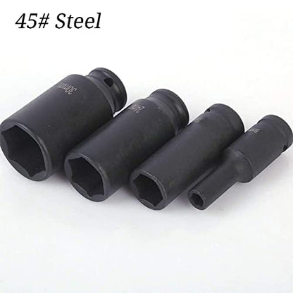 1/2 Inch Driver Impact Socket 18mm Hub Nut Hexagon Ratchet Wrench Socket 8cm Height For Ratchets Air Pneumatic Wrenches - size: 18mm