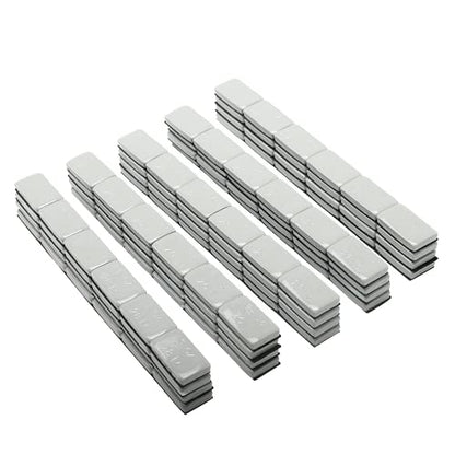 Tire Balancing Wheel Weights Stick-On Adhesive 1 OZ Gray 144 pcs 9 LBS Lead-Free - color: Gray, size: 144 Ounce (Pack of 1)