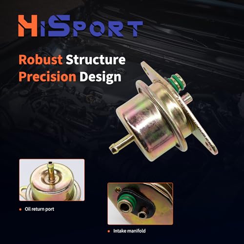 HiSport F4SE9C968AA Fuel Injection Pressure Regulator 2.7BAR ZZM113280 - size: HSFPR162T