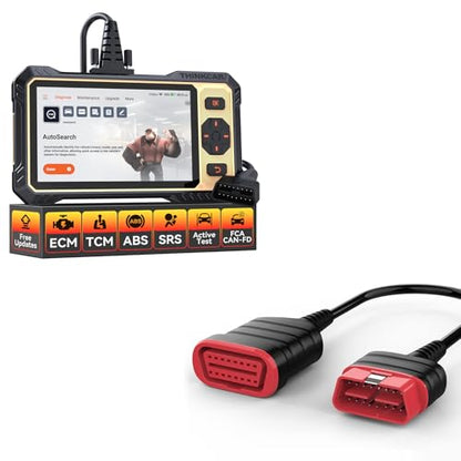 THINKCAR THINKSCAN 662 OBD2 Scanner + Universal 16 Pin Male to Female OBD2 Extension Cable,Car Scanner Engine ABS SRS Transmission