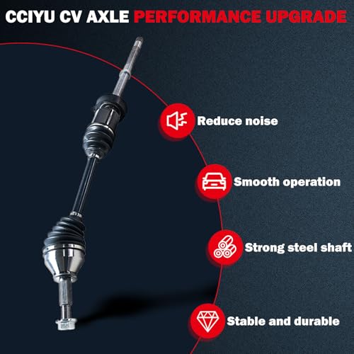 CCIYU CV Axle Shaft for Ford Explorer 2011-2012 Front Right 66-2281 - size: 17-9584