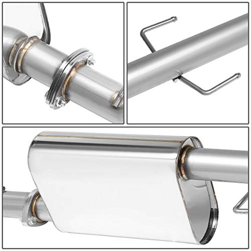 Auto Dynasty 2.4" Round Catback Exhaust System For 2013-2015 Toyota Tacoma