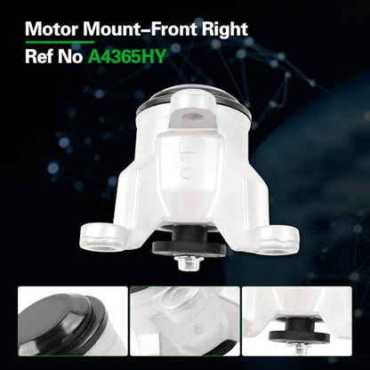 Engine Motor and Transmission Mount Kit Compatible with 2009-2014 Murano - size: A7394 A4365HY A7391HY A7363 A4373 A7372