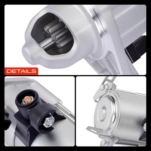 A-Premium Starter Motor, 12V 1.4KW 9 Teeth Clockwise