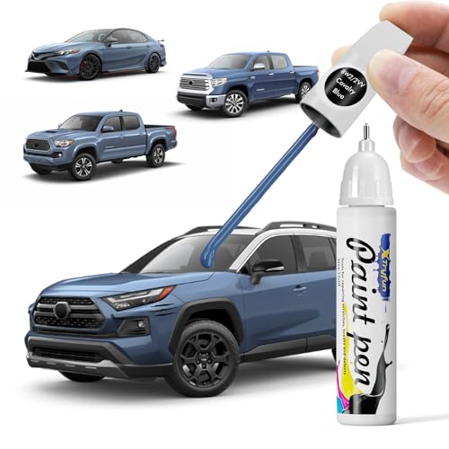 8W2 Cavalry Blue Touch Up Paint Compatible with Toyota - color: Cavalry Blue - 8W2
