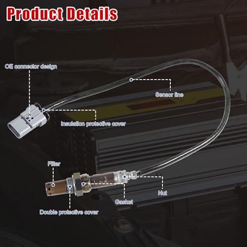 4Pcs Oxygen Sensor Compatible with Cadillac Escalade 15-20