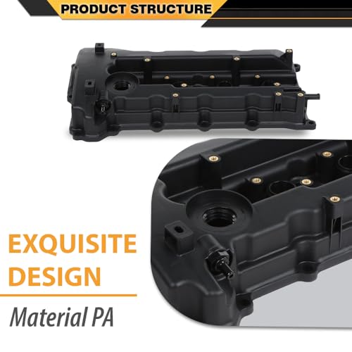 CNNELL Engine Valve Cover w/Gasket Compatible with Hyundai Sonata 2011-2015/ Fit Hyundai Tucson 2010-2013/ Fit Kia Forte 2010-2013