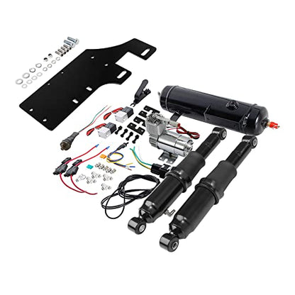 Adjustable Rear Air Ride Suspension & Tank Fit For Harley Touring 1994-2025 - color: Air Ride Suspension Tank