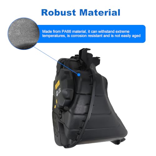 Engine Coolant Reservoir Tank w/Cap Replacement for BMW 740i 2016-2017