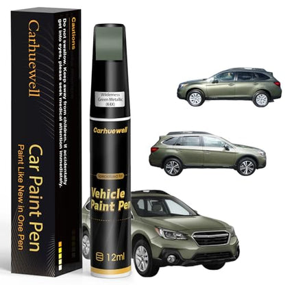 Wilderness Green Metallic(K4X) Touch Up Paint Compatible with SUBARU - color: Wilderness Green Metallic(K4X) for Wilderness Green Metallic(K4X) compatible with Outback, style: For Subaru