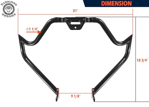 Engine Guard Highway Crash Bar Fits for Harley Softail Models 2018-2025 - color: for Softail 2018-Later