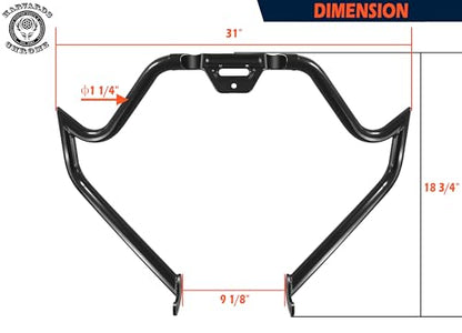 Engine Guard Highway Crash Bar Fits for Harley Softail Models 2018-2025 - color: for Softail 2018-Later