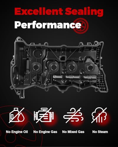 Engine Valve Cover L4 2.4L Fits for 2013-2017 Accord, 2015-2019 CR-V - size: 12310-RDF-A01