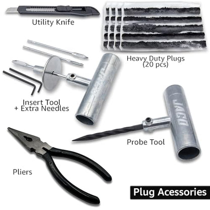 JACO TRX-50 Heavy Duty Tire Repair Kit - Universal Tire Plug Kit