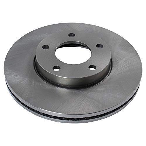 TRQ Front and Rear Brake Pad and Rotor Set Ceramic Vented Solid Rotors - style: BKA11264