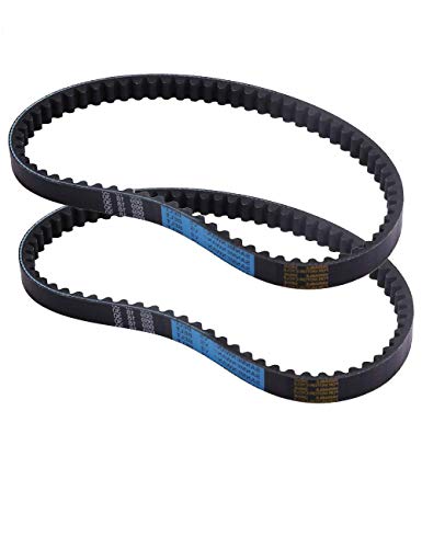 669 18 30 CVT Drive Belt for 49CC 50CC GY6 139QMB Roketa Baja Tank JMSTAR Taotao Vespa Jonway Moped Scooter ATV Go Kart (2Pcs)