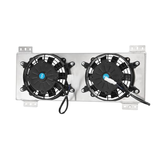 Aluminum Shroud W/ 120W Fan For Tru-Cool 40,000 40k GVW Transmission Oil Cooler Automotive Replacement Shroud Fan