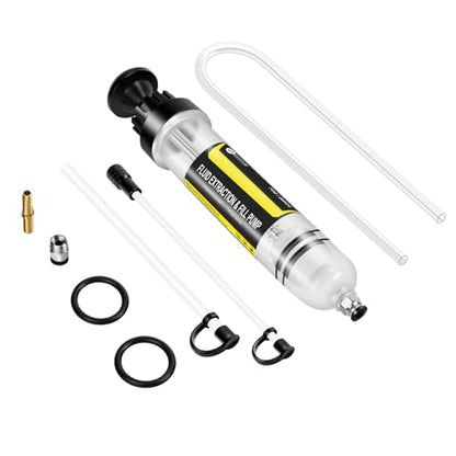 JIFETOR 200CC Automotive Fluid Extractor Fill Hand Pump Oil Change Syringe