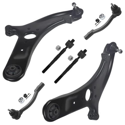 Detroit Axle - 6pc Front End Control Arms Kit for 12-17 Hyundai Accent - size: 6CS48157/6PC