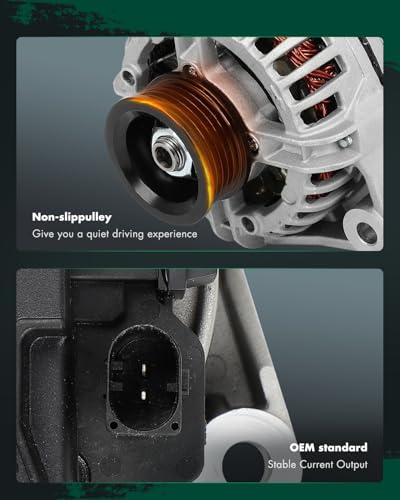 SCITOO 85A New Alternator Fits for Smart for Fortwo 2005-2007 0.8L - size: Small, style: 23901 Alternator