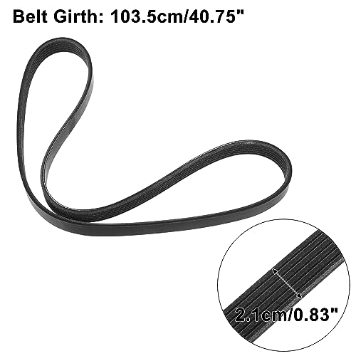 X AUTOHAUX Serpentine Belt 252122GGA1 for Hyundai Santa Fe Sport 2016-2018