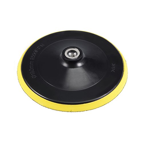 uxcell 7" Hook and Loop Backing Pad Sanding Polishing Backer Plate with M14 Female Thread for Random Orbit Sander Polisher Buffer - size: 7"