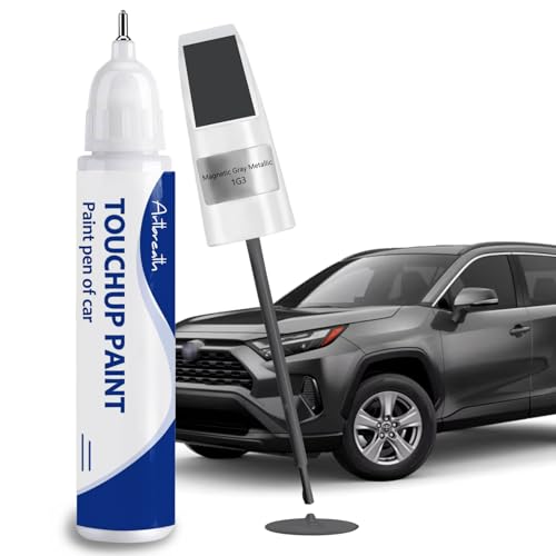 Magnetic Gray Metallic 1G3 Touch Up Paint for Toyota OEM Color Match - color: Magnetic Gray Metallic(1G3)