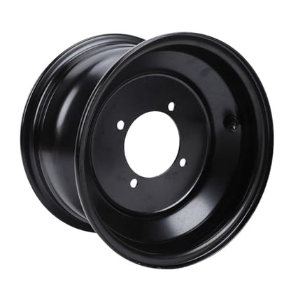 19x7-8, 8 Inch ATV Front Wheel Rim, High Strength Steel Rim Hub with 4 Holes for Go Kart, Quad, Dirt Bike, Buggy, Ride On Mower, Designed for a Wide Range of Vehicles