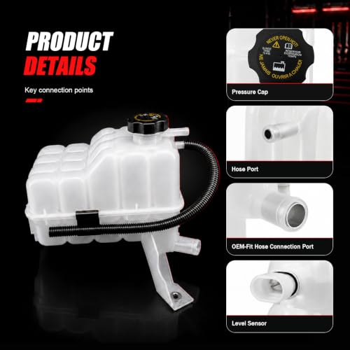 603102 Coolant Reservoir Tank for Chevy Silverado 1500 HD 1999-2007 - size: 603-102