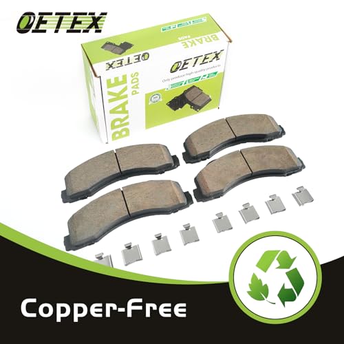 Front Ceramic Brake Pads Compatible with Ford F-150 (2010-2020), Expedition (2010-2021) & Lincoln Navigator (2010-2021) - Quiet Low Dust - Replaces D1770 - size: D1770