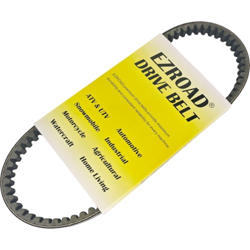 EZROAD Primary Drive Belt 59011-S003 Compatible with Suzuki Quadsport 80 LT80 1987-2006 Compatible with Kawasaki KFX80 2003-2006 27601-40B01 69G2919 Clutch ATV