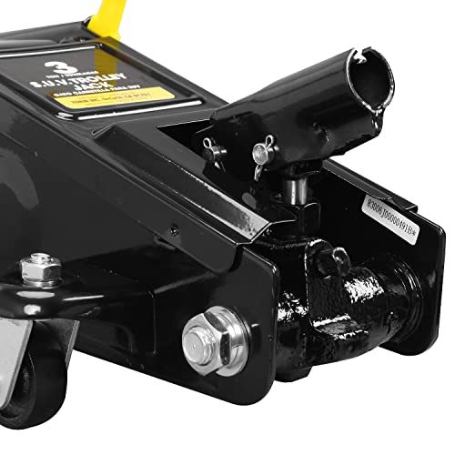 BIG RED 3 Ton Hydraulic Trolley Service/Floor Jack with Extra Saddle, Fits SUVs and Extended Height Trucks