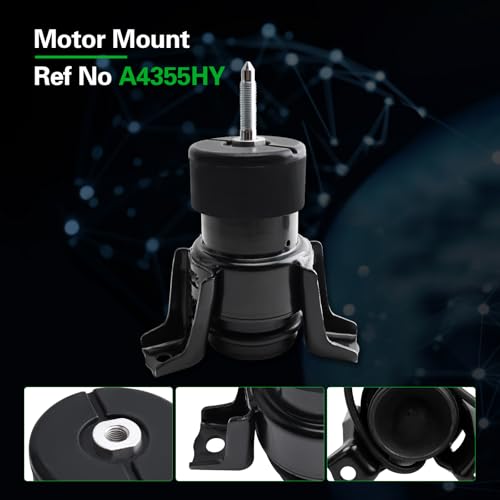 Engine Motor Transmission Mount Kit Compatible with Altima 2007-2012 - size: A4355HY A4356HY A7362 A4365HY A7363 A7361