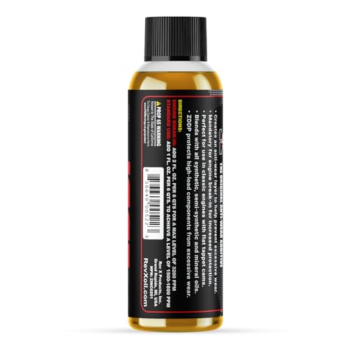 REV-X Zinc ZDDP Oil Additive - 2 fl. oz. (5 Pack)